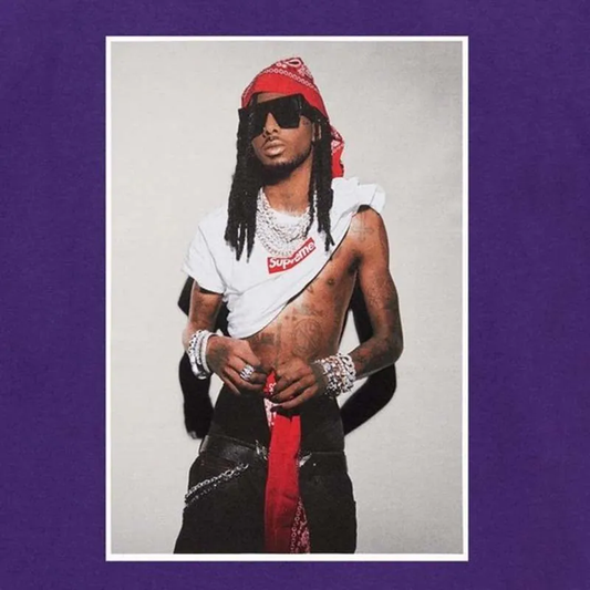 Supreme Playboi Carti Photo Tee | Purple