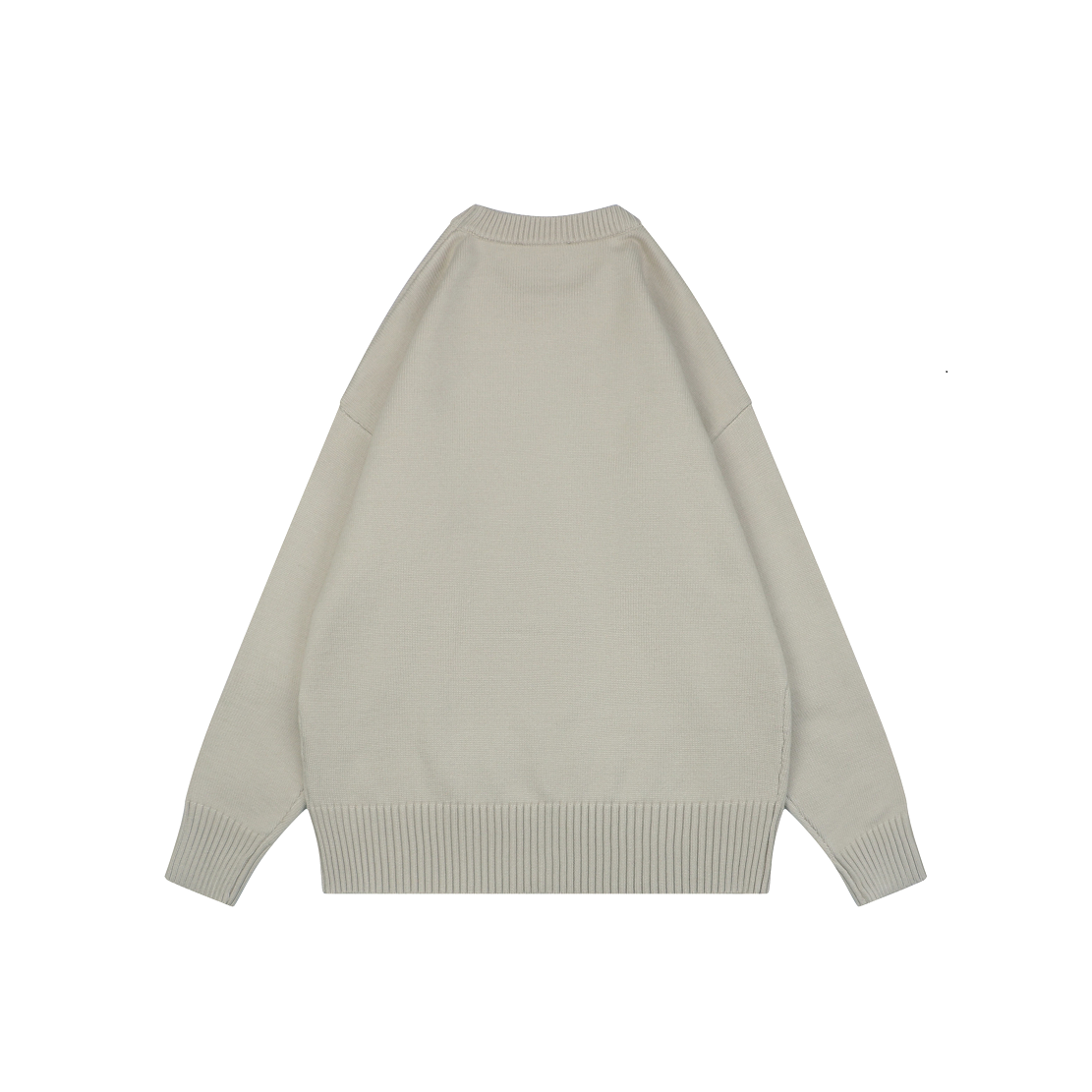 AMI Paris Heart-Jacquard Crew-Neck Sweater | Knit Pullover