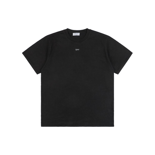 Off-White Back Madonna Print Washed T-Shirt | Short-Sleeve