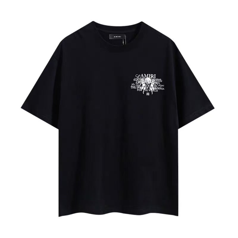 Amiri Logo Short-Sleeve T-Shirt - Black