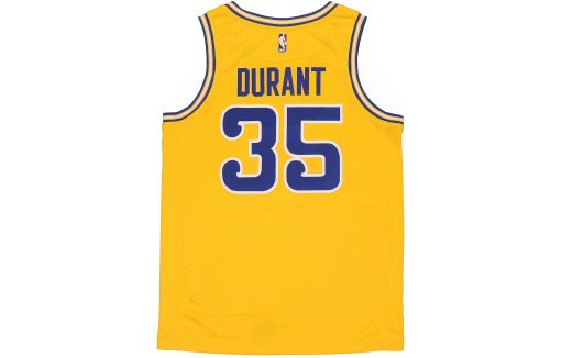 Nike Golden State Warriors Durant Classic Edition Swingman Connected Jersey - Yellow