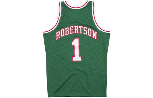 Mitchell & Ness Milwaukee Bucks 1971–1972 Oscar Robertson Road Swingman Jersey