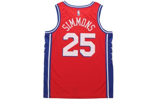 Nike Philadelphia 76ers Ben Simmons Red Basketball Jersey