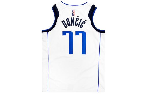 Nike Dallas Mavericks Luka Doncic Swingman Basketball Jersey, White