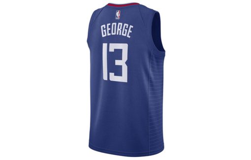 Nike Clippers George No. 13 Blue SW Fan Edition Jersey