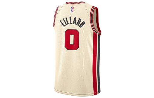 Nike Training Sports Basketball Jersey | Cream White/Red