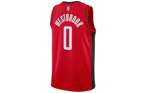 Nike Houston Rockets Westbrook No. 0 SW Fan Edition Jersey | Red