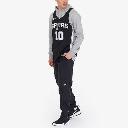 Nike San Antonio Spurs No. 10 Icon Edition Swingman Jersey - Black