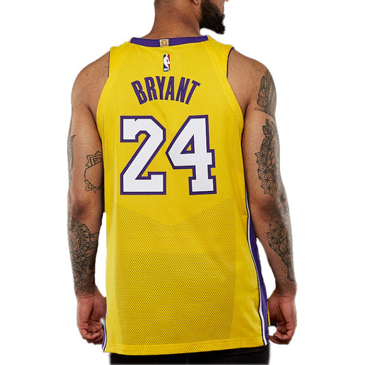 Nike Los Angeles Lakers Kobe No. 24 Icon Edition Authentic Jersey | Yellow