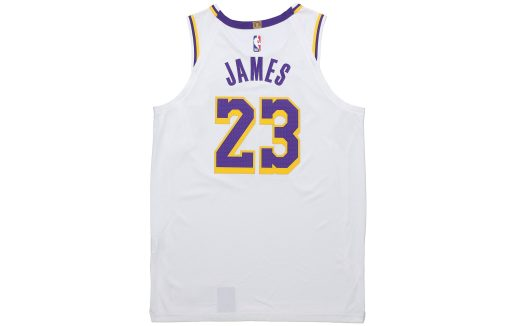 Nike Lakers LeBron James VaporKnit Jersey, White