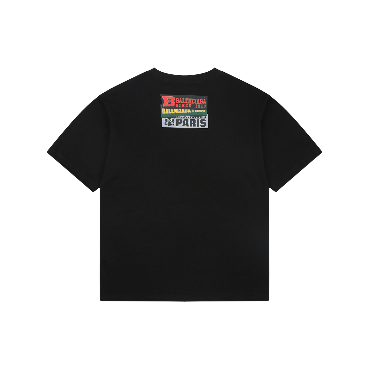 Balenciaga FW26 Sticker Graphic T-Shirt – Men's