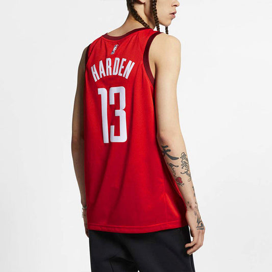 Nike Rockets 13 Earned Edition SW Fan Edition Basketball Jersey, Red
