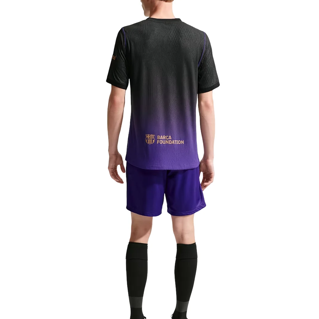 Nike Kobe x F.C. Barcelona 2026/27 Match Away Aero-FIT Authentic T-Shirt, Field Purple/Black/Metallic Gold