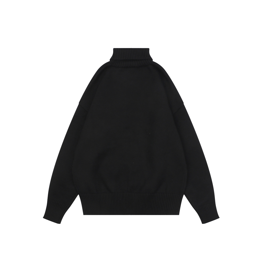 AMI Paris Heart-Jacquard Turtleneck Sweater | Knit Pullover