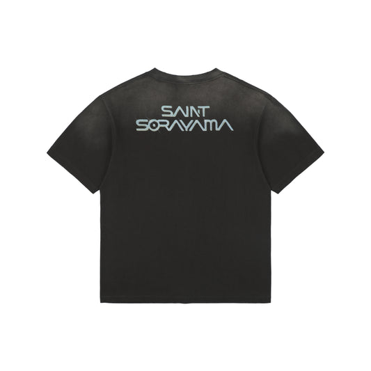 Saint Michael Mechanical T-Rex Print Short-Sleeve T-Shirt