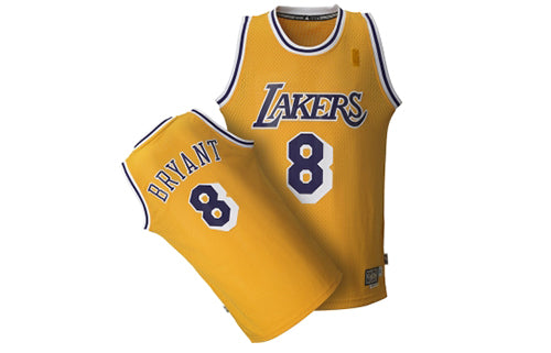 adidas Kobe Bryant Los Angeles Lakers Vintage Jersey - Yellow