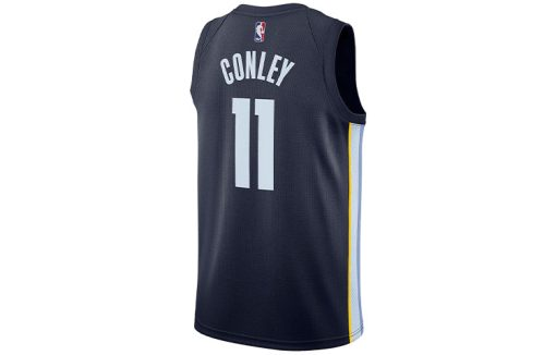 Nike Memphis Grizzlies No. 11 SW Fan Edition Jersey | Gray/Navy Blue