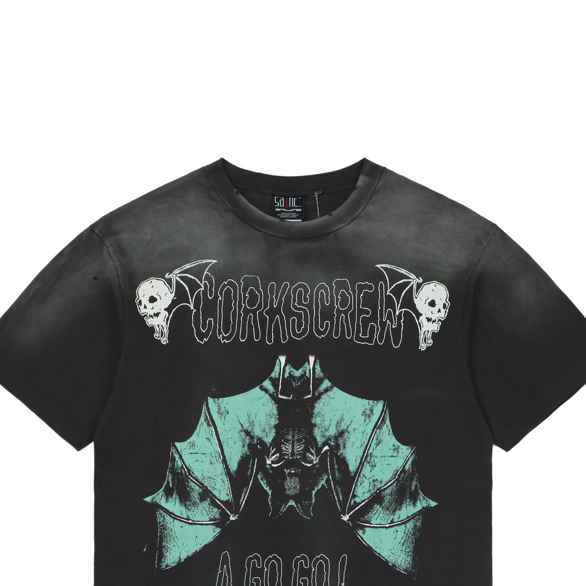 Saint Michael Upside-Down Bat Graphic Short-Sleeve T-Shirt