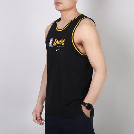 Nike DRI-FIT Los Angeles Lakers Basketball Jersey/Vest | Black