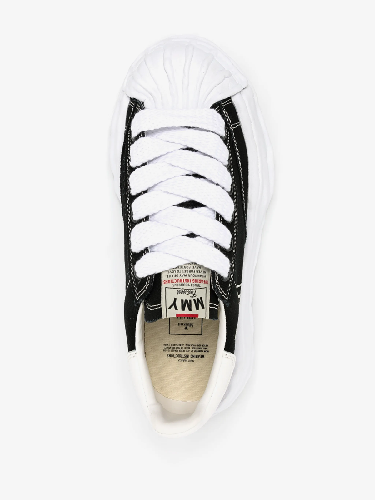 Maison Mihara Yasuhiro Blakey Contrast-Toe Sneakers