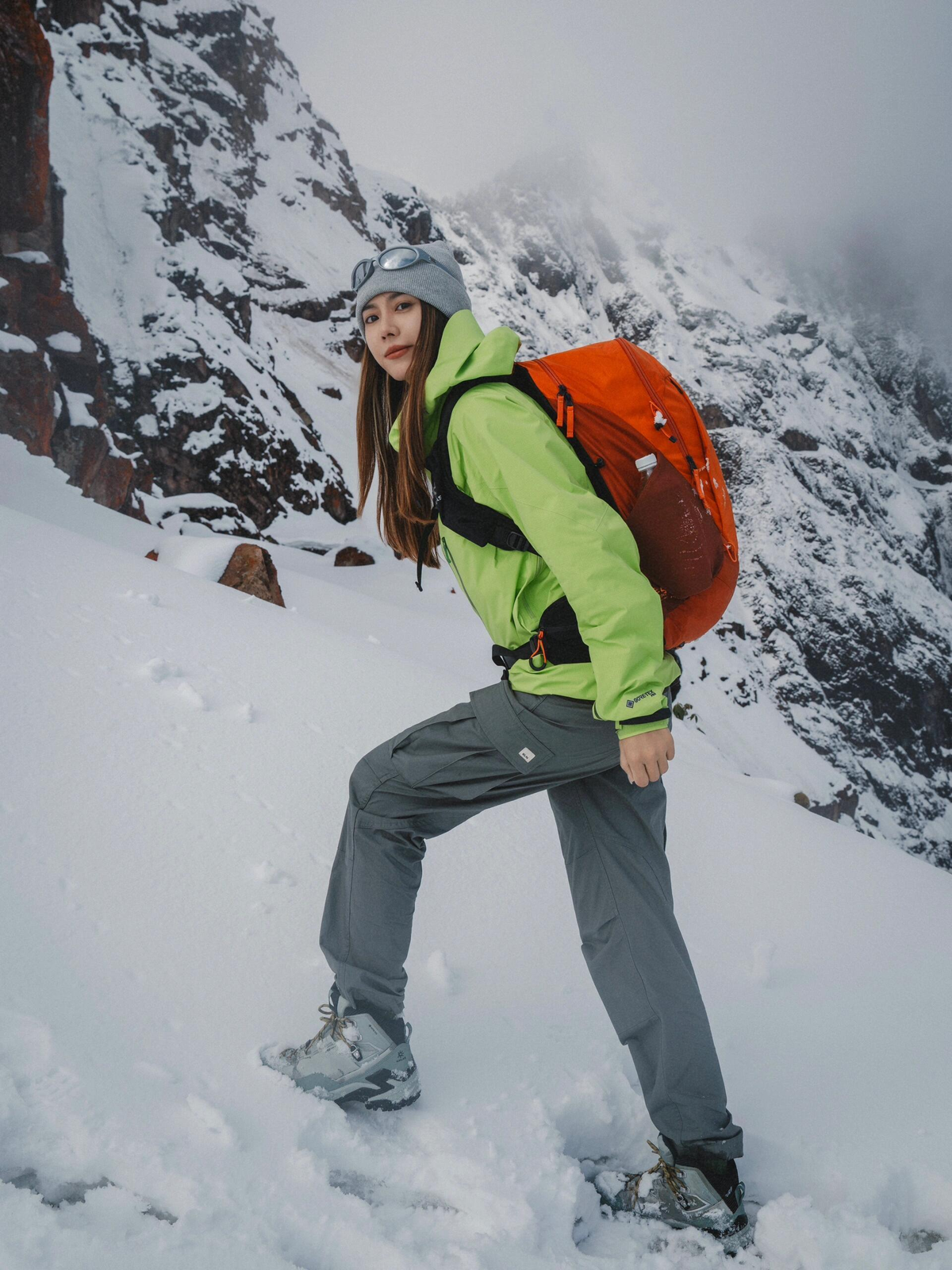 Kailas MONT X-LT GORE-TEX 3L Hardshell Jacket – Lime Green | 40D Ultralight Waterproof Alpine Shell