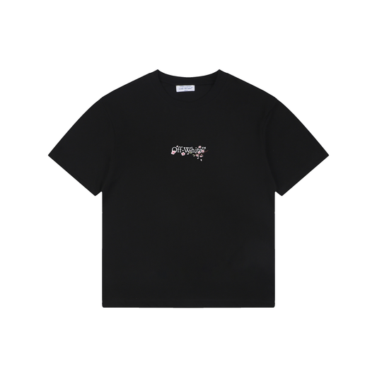 Off-White Gradient Interwoven Arrow Print T-Shirt | Black Short-Sleeve