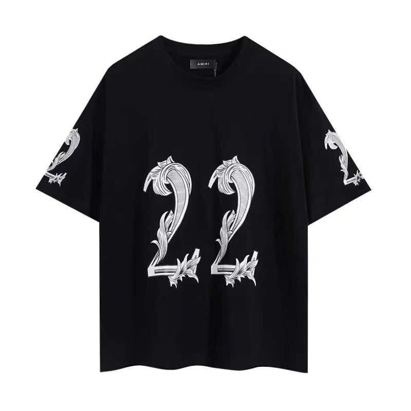 Amiri '22 Logo' Short-Sleeve T-Shirt - Black