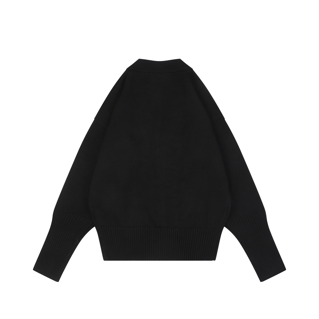 AMI Paris Heart-Jacquard Turtleneck Cardigan | Knit Layer