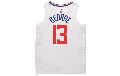 Nike Los Angeles Clippers George No. 13 SW Fan Edition Jersey | White