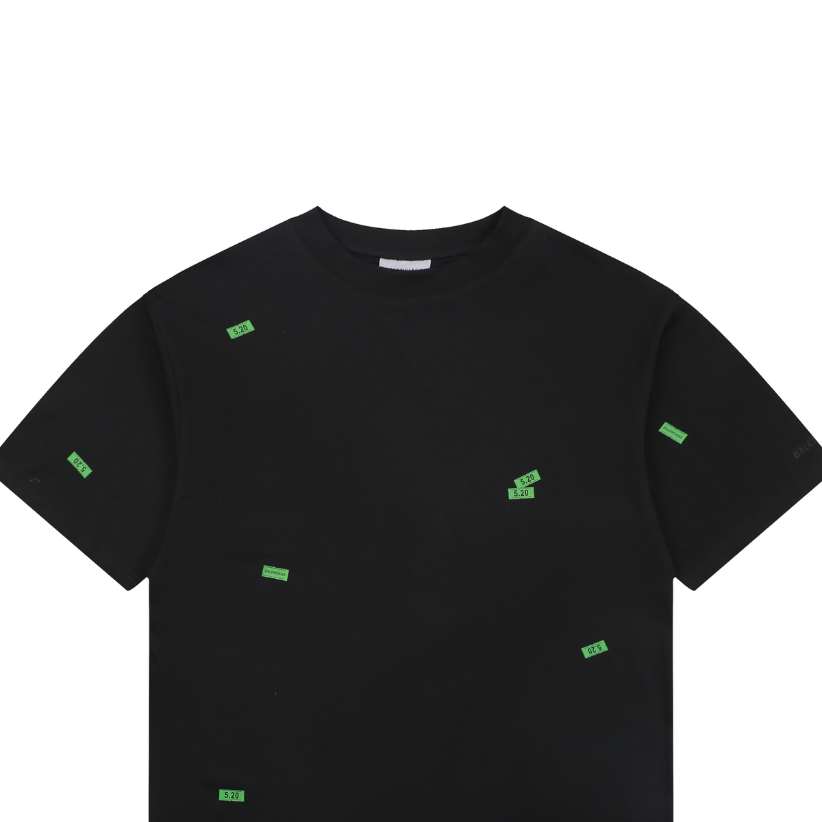 Balenciaga Printed Casual Crewneck T-Shirt
