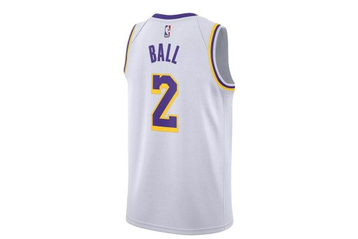 Nike Los Angeles Lakers Lonzo Ball #2 Basketball Jersey/Vest, White