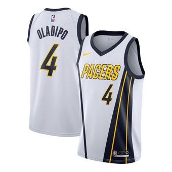 Nike Men's NBA City Edition / Earned Edition White Swingman Jersey