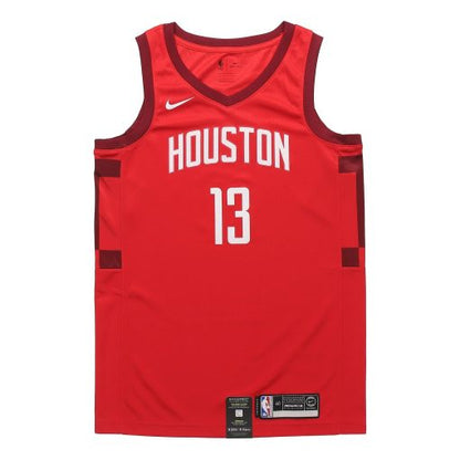 Nike Rockets 13 Earned Edition SW Fan Edition Basketball Jersey, Red