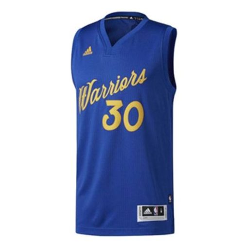 adidas Stephen Curry Warriors 30 Version SW Fan Edition Basketball Jersey, Blue