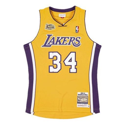 Mitchell & Ness Los Angeles Lakers 2000–2001 Shaquille O'Neal Home Swingman Jersey