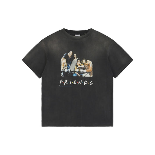 Saint Michael SS25 Friends Coffee-Drinking Graphic T-Shirt