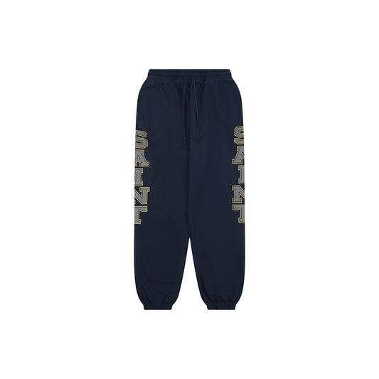 Saint Michael Reflective Angel Logo Print Trousers