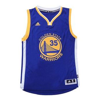 adidas Kevin Durant 35 Warrior 3 No. 5 Away SW Jersey, Blue