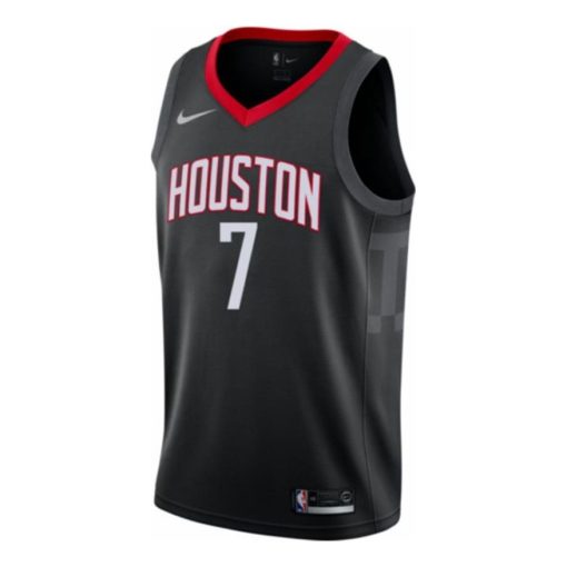 Nike Houston Rockets Anthony No. 7 Black Retro SW Fan Edition Jersey Vest
