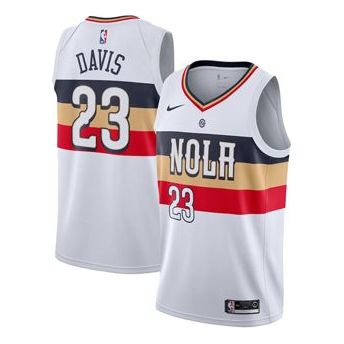 Nike Anthony Davis Earned Edition City Edition Swingman Jersey, White