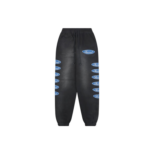 Saint Michael Blue Label Bullet-Hole Print Trousers