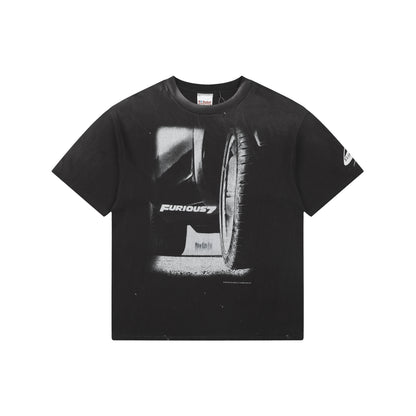 Saint Michael Fast & Furious 7 Graphic Short-Sleeve T-Shirt