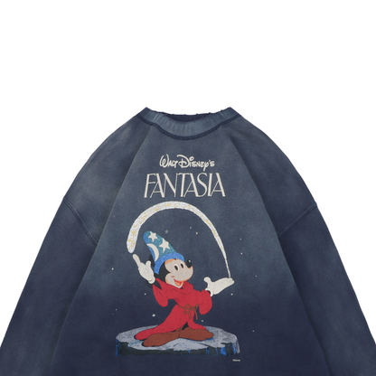 Saint Michael “Fantasy Mickey” Print Crewneck Sweatshirt