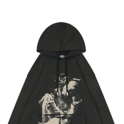 Off-White The Martyrdom of Saint Matthew Print Hoodie