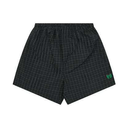 Balenciaga Blue Plaid Shorts