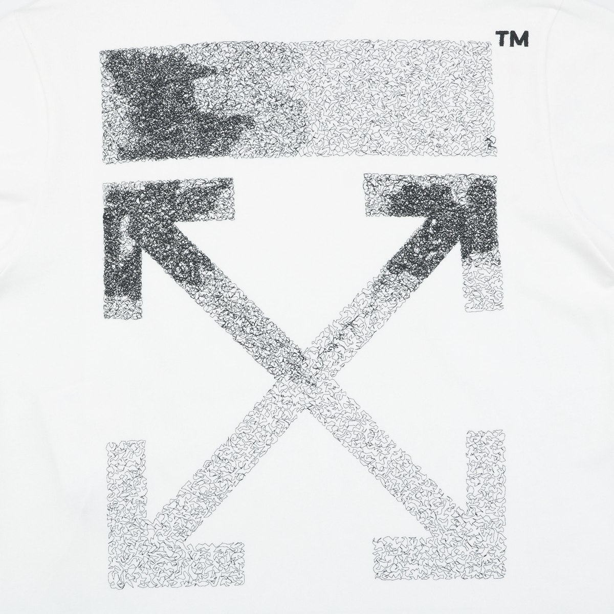 Off-White Gradient Interwoven Arrow Print T-Shirt | Short-Sleeve