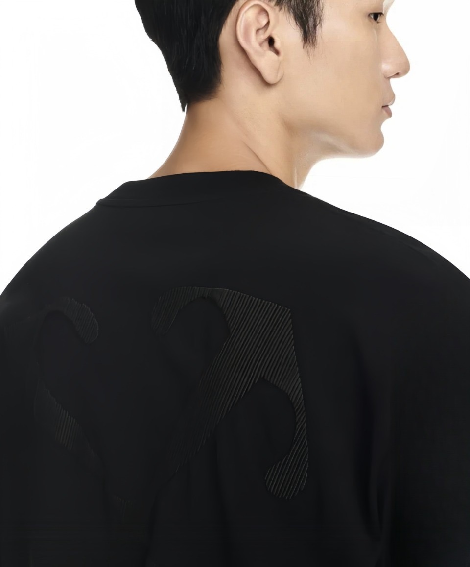 Off-White Anchor-Pattern Arrow Embroidery T-Shirt | Short-Sleeve