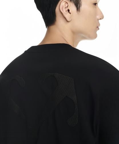 Off-White Anchor-Pattern Arrow Embroidery T-Shirt | Short-Sleeve