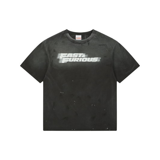 Saint Michael Fast & Furious Letter-Print Short-Sleeve T-Shirt