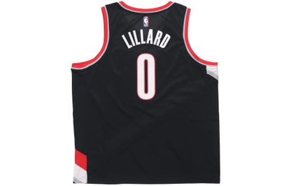 Nike Damian Lillard Icon Edition Swingman Jersey | Red/Black